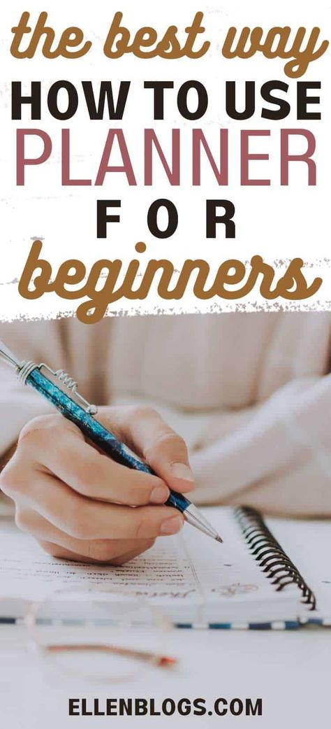 Wondering how to use a planner for beginners? Even if you're already a planner user, there are probably some ways that you could improve your system and make planning easier for yourself. Make A Notebook, How To Use Planner, Kikki K Planner, Types Of Planners, Planner Tips, Pocket Planner, Digital Calendar, Planner Supplies, Planner Decorating