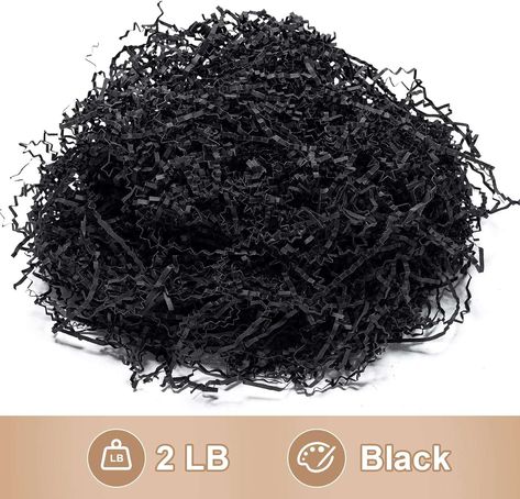 {Wholesale|Bulk|OEM|ODM} Wowxyz 2 LB Crinkle Cut Paper Shred Black Crinkle Paper Shredded Paper for Gift Baskets - Gift Box Filler - Confetti Paper Shreds Stuffing for Birthday, Holiday Gift Packaging Wrapping {Supplier|Factory|Manufacturer} Check more at https://www.alppm.com/product/wholesalebulkoemodm-wowxyz-2-lb-crinkle-cut-paper-shred-black-crinkle-paper-shredded-paper-for-gift-baskets-gift-box-filler-confetti-paper-shreds-stuffing-for-birthday-holiday-gift-packaging Crinkle Paper Background, How To Make Crinkle Paper Shred, Black Confetti, Product Showcase, Crinkle Paper, Shredded Paper, Cut Paper, Black Paper, Gift Packaging