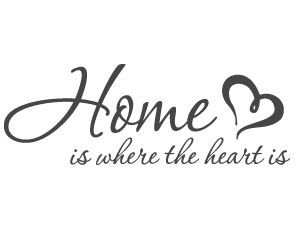 "Home is where the heart is"  ...  and my heart is where my family is. C: Vinyl Wall Lettering, Home Again, Home Quotes And Sayings, Lettering Quotes, Letter Wall, Trendy Home, Where The Heart Is, Family Quotes, Sign Quotes