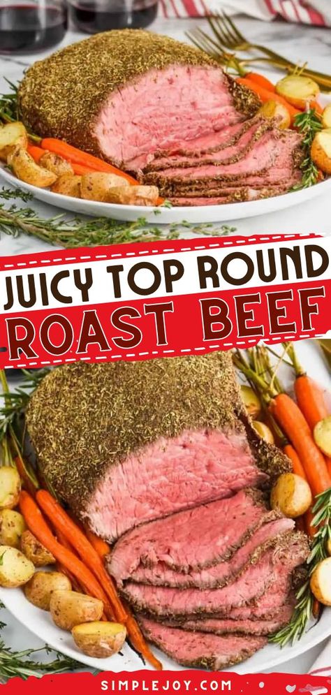 Top Round Roast Beef Recipe, christmas dinner menu, christmas recipes, main dishes Light Beef Recipes, Beef Round Eye Roast Recipes Crock Pot, Eye Of The Round Roast Recipes, Eye Of Round Roast Recipes Crock Pot, Eye Round Roast Recipe, Eye Of Round Roast Recipes, Roast Beef Marinade, Top Round Roast Recipe, Top Round Roast Beef