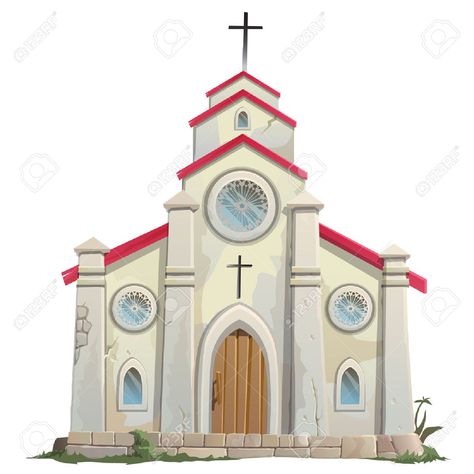 Our church, our people. Old Catholic Church, Church Images, Church Pictures, Church Building, Old Church, Old Stone, Cartoon Images, Building Design, Catholic Church