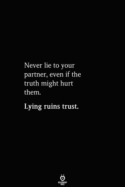 "TRUTH" doesn't hurt....it only stings!  With time...it heals! Where as a "LIE" destroys each & every feeling you had and most importantly "TRUST"!!! Liar Husband Quotes, No More Relationships Quotes, Short Relationship Quotes, Trust Issues Quotes, Narcissistic Husband, Alive Quotes, 2023 Quotes, Insta Caption, Lies Quotes