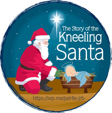 Santa And Baby Jesus, Santa And Baby Jesus Picture, Santa At The Manger, Santa Kneeling At Manger, Santa And Jesus, Baby Jesus In Manger, Baby Jesus Pictures, Christmas Nativity Images, Kneeling Santa