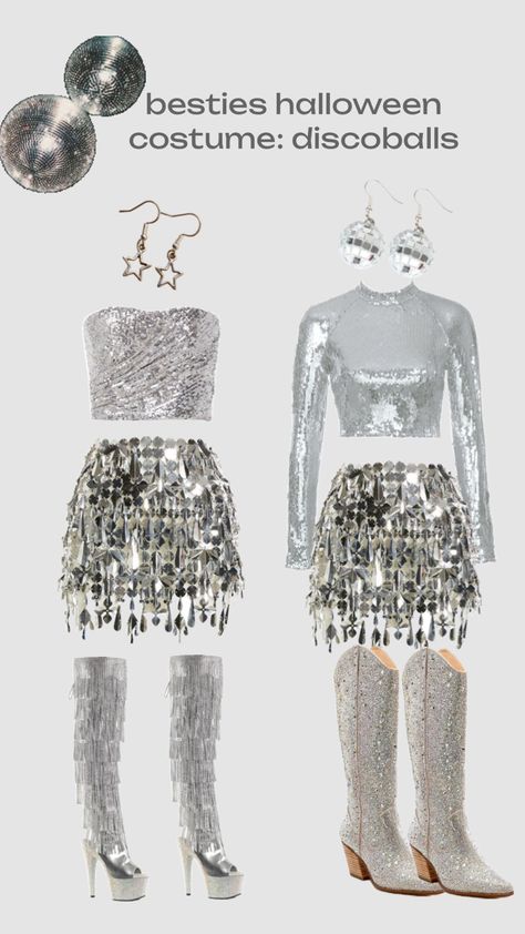 Disco Halloween Costumes, Aesthetic Besties, Carnaval Outfit, Viral Aesthetic, Taylor Swift Concert, Fashion Costume, Cute Fits, Disco Ball, Halloween Outfits