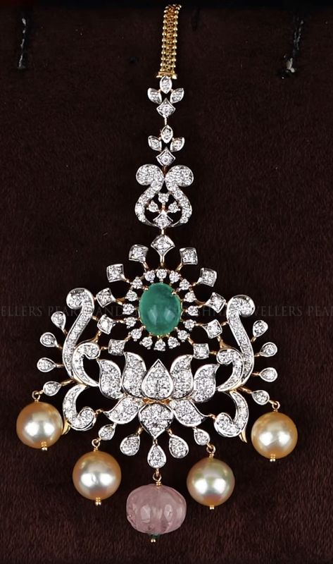 Mang Tika Jewelry, Diamond Tikka, Papidi Billa, Tika Jewelry, Tikka Designs, Mang Tika, Wedding Jewelry Sets Bridal Jewellery, Antique Gold Jewelry Indian, Diamond Wedding Jewelry