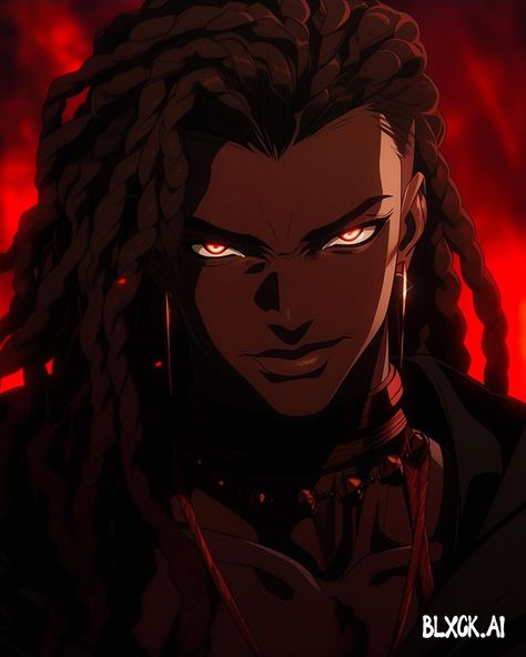 Castlevania… | Instagram Black Anime Characters Men, Castlevania Oc Male, Black Fantasy Male, Black Jojo Character, Black Men Drawings, Black Anime Characters Guys, Black Anime Men, Black Anime Characters Male, Black Anime Art