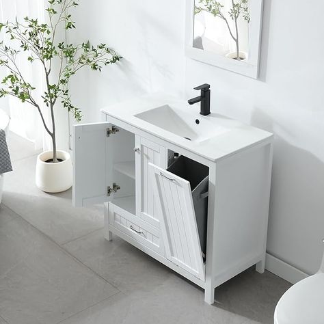 Bathroom with vanity area