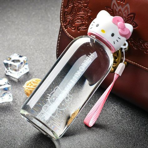 Hello Kitty Bottle, Hello Kitty High, Sanrio Products, Hello Kitty Water Bottle, Cup Cartoon, Hello Kitty Kitchen, Cartoon Kitty, Cartoon Hello Kitty, Hello Kitty Merchandise