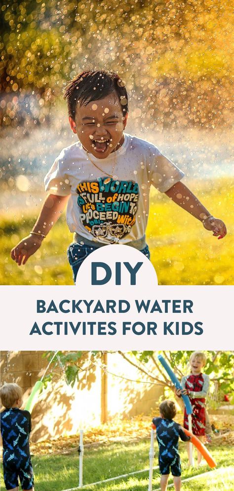 Making a splash in the backyard with these DIY water activities! From slip 'n slides to splash pads, we've transformed our outdoor space into a water-filled wonderland. Summer fun has never been this refreshing! #DIYWaterActivities #BackyardWaterPlay #SummerSplashZone Diy Slip And Slide, Diy Splash Pad, Landscaping Hacks, Splash Zone, Water Blaster, Diy Pool, Kiddie Pool, Splash Pad, Diy Water