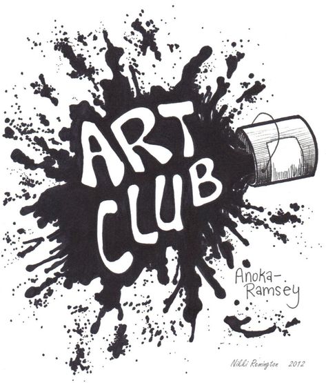 Art Show Poster Ideas, Art Club T Shirt Designs, Club Poster Ideas Schools, Art Club Shirts Design, Art Club Logo Ideas, Art Club Logo Design, School Club Flyer Design, Art Studio Logo Design Ideas, Art Club Poster Ideas