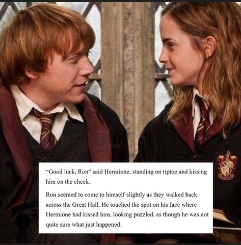 Romione Fanfiction, Romione Headcanon, Hp Headcanon, Ron And Hermione, Harry Potter Headcannons, Kissing Him, Hermione, Hogwarts, Fanfiction