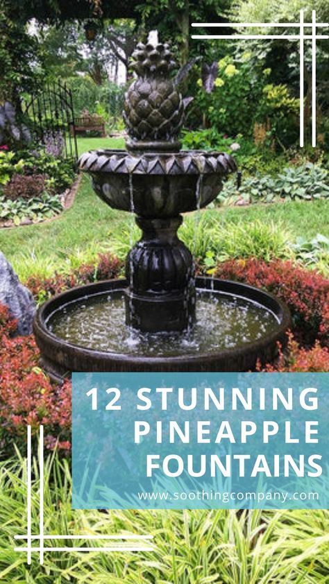 Say goodbye to mundane garden decor and introduce an exotic twist with our Top 12 Pineapple Fountains to Spruce Up Your Garden! Explore stunning outdoor fountain ideas, outdoor fountain gardens, and outdoor fountain backyards, all inspired by the vibrant Pineapple fountain garden decor trend. Level up your outdoor space today – Learn more! Unique Water Fountains, Fountain Ideas Outdoor, Outdoor Fountain Ideas, Fountain Ideas, Fountain Garden, Modern Fountain, Outdoor Fountains, Pineapple Water, Garden Water Fountains