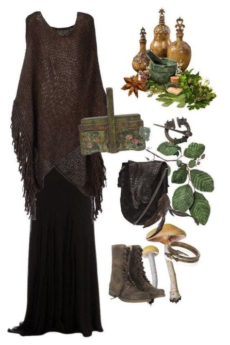 Witchy Outfits, Strega Fashion, Cottage Witch, Dark Mori, Mori Fashion, Witch Fashion, Witchy Fashion, Witch Outfit, Mode Boho