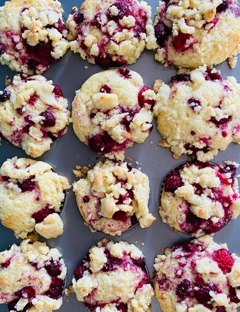 Raspberry Muffins with Lemon Streusel | My Other More Exciting Self Bored Baking, Raspberry Yogurt Muffins, Blueberry Raspberry Muffins, Lemon Raspberry Loaf, Assorted Muffins, Raspberry Streusel Muffins, Raspberry Muffin Recipes, Sour Cream Muffins, Lemon Raspberry Muffins