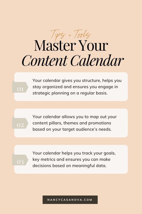 Avoid pitfalls like lack of strategy, ignoring analytics, and neglecting SEO. Plan ahead, identify your target audience, choose a content calendar tool, conduct a content audit, remain agile, define your goals, develop a content strategy, assign roles and responsibilities, determine content frequency, and generate content ideas. With these tips, you can create an organized and purposeful content calendar that contributes to your brand's growth and success. Creating A Content Calendar, Marketing Content Calendar, Social Media Marketing Content Calendar, Social Media Content Calendar Business, Content Calendar For Product Based Business, Recruitment Marketing, Calendar Management, Seo Plan, Content Calendar Template