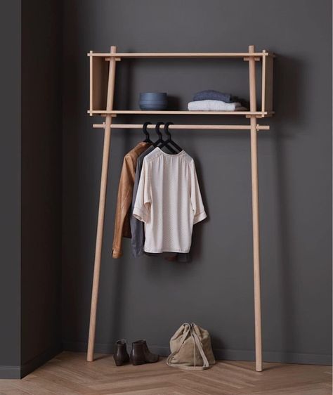 9 Me gusta, 1 comentarios - Design +2 (@designplus2) en Instagram: "Töjbox is #pure #wood - and pure #perfection  #Designed by @made_by_michael for @wouddesign . .…" Banquette Design, Functional Wardrobe, Open Wardrobe, Clothes Hanging, Diy Wardrobe, Interior Design Magazine, Design Jobs, Wardrobe Design, Perfect Wardrobe