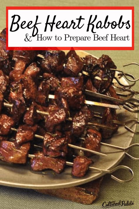 Smoked Beef Heart Recipes, How To Cook Beef Heart, Beef Organ Recipes, Beef Heart, Cow Heart Recipes, Pig Heart Recipe, Beef Heart Recipe, Meet Recipe, Most Nutrient Dense Foods