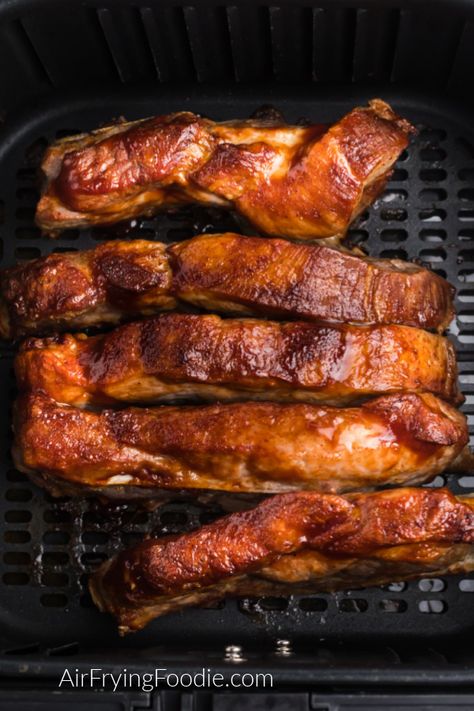 Air Fryer Country Style Ribs - Air Frying Foodie Air Fryer Country Style Ribs, Air Fryer Recipes Ribs, Boneless Pork Ribs, Boneless Ribs, Country Style Ribs, Recipes Oven, Pork Rib Recipes, Air Fried Food, Air Fryer Oven Recipes