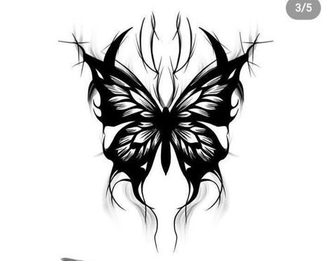 Dark Tattoos Women, Tattoo Papillon, Black Butterfly Tattoo, Girls Tattoos, Small Girly Tattoos, Dope Tattoos For Women, Classy Tattoos, Spine Tattoos, Dark Tattoo