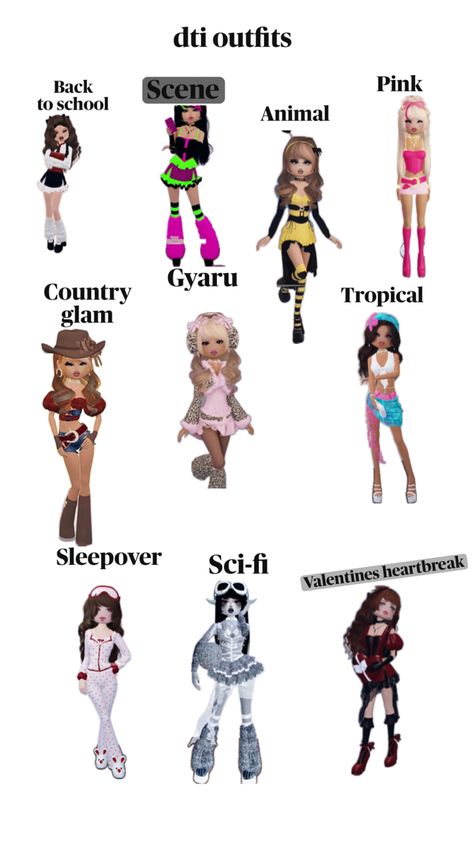 I only added  two Disney Princess Birthday Cakes, Creepy Cute Aesthetic, Tropical Glam, Preppy Fall Outfits, Dti Hacks, Disney Princess Birthday, Dti Fits, Dti Ideas, Aesthetic Roblox Royale High Outfits