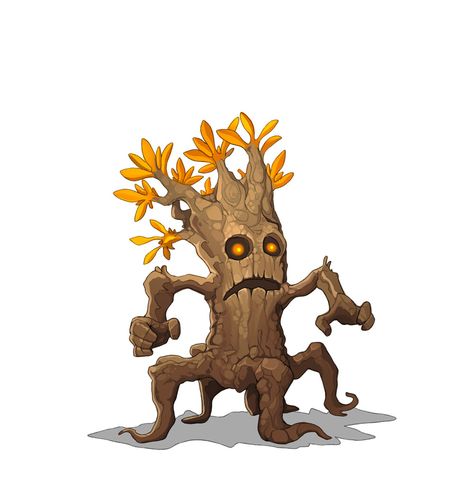 Tree Monster, Beast Creature, Cartoon Monsters, Knight Art, Monster Concept Art, Forest Creatures, Eclectic Art, Dungeons And Dragons Homebrew, Fantasy Monster