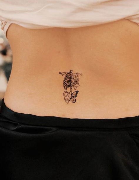 Butterfly Lung Tattoo, Lung Tattoo With Flowers, Organ Tattoo, Butterfly Tattoos With Meaning, Lung Tattoo, Butterfly And Flower Tattoo, Butterfly Neck Tattoo, Butterfly Legs, Monarch Butterfly Tattoo