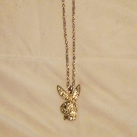 Playboy Bunny necklace Playboy Bunny Necklace, Playboy Clothes, Playboy Necklace, Playboy Jewelry, Girly Bracelets, Bunny Necklace, Y2k Accessories, Sugar Sprinkles, Playboy Bunny