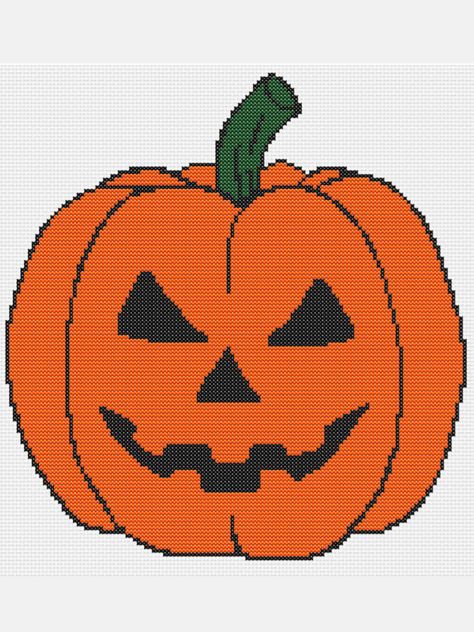 #jackolantern #halloween #crossstitch #sewing #craft #fallcraft #fallcrossstitch Halloween Grid Pattern, Simple Halloween Cross Stitch, Simple Halloween Cross Stitch Patterns, Cute Ghost Cross Stitch, Lantern Cross Stitch, Cross Stitch Jack O Lantern, Pumpkin Cross Stitch Patterns, Pumpkin Cross Stitch, Cross Stitch Cross