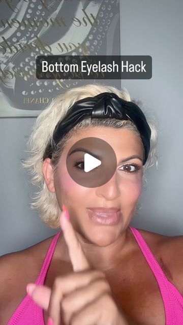 Cristina Pignataro on Instagram: "I have a bottom eyelash hack that’s about to blow your mind!!! Especially if you have tiny bottom lashes. Makeup artists….you will love this one! 
#eyelashes #eyelashhack #makeuphacks #mascara #makeuptips #makeuptipsandtricks #easymakeup #makeupforbeginners #maturemakeup #beautyhacks" How To Put Mascara On Bottom Lashes, How To Apply Mascara To Bottom Lashes, Underlash Eyelashes, Bottom Lashes Tutorial, Bottom Lashes Makeup, Lash Hacks, Eyelash Hacks, Lashes For Beginners, Bottom Lash Mascara