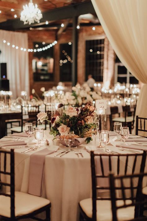 Urban Industrial Luxe Wedding The Foundry at Puritan Mill Georgi Urban Chic Wedding, Rustic Barn Wedding Reception, Industrial Luxe, Vibe Mood, Wedding Features, Geometric Candles, Barn Wedding Reception, Wedding Reception Ideas, Barn Wedding Decorations