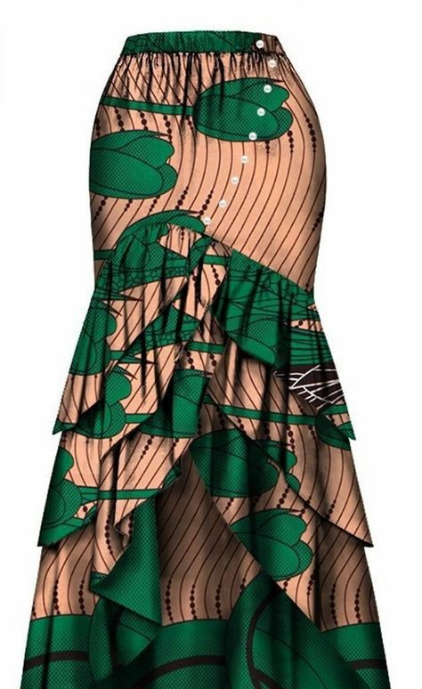 Wears For Ladies, Long African Dresses, African Skirts, Short African Dresses, Best African Dresses, African Fashion Skirts, African Wear Dresses, African Print Dress Designs, Afrikaanse Mode