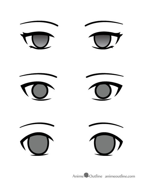 Blank anime eyes Anime Hypnotized Eyes, Anime Base Eyes, Blank Eyes Drawing, Anime Eyes Drawing Easy, Eyes Base Drawing, Anime Eye Shapes, Anime Eye Art, Anime Eyes Drawing Reference, Blank Eyes