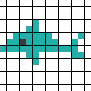 Small Shark Perler Beads, Perler Bead Patterns Sea Animals, Perler Bead Shark, Perler Bead Patterns Animals, Pixel Art Pattern Easy Small Cute, Shark Perler Bead Pattern, Perler Bead Patterns Small Easy, Pixel Art Small Easy, Pixel Art Small Cute