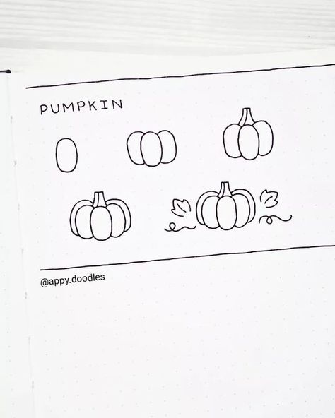 Step By Step Doodles, Doodles Step By Step, Pumpkin Doodle, Journal Doodles, Doodle Art, Help Me, Pumpkins, Bullet Journal, Doodles