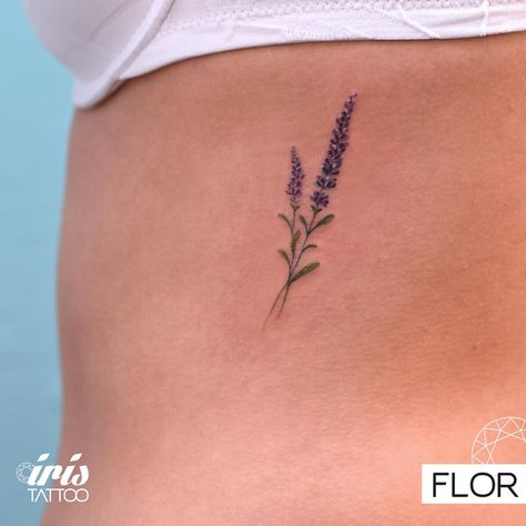 Simple Lupine Tattoo, Cute Lavender Tattoos, Lavendar Bouquets Tattoo, Bluebonnet Fine Line Tattoo, Flower Strand Tattoo, Mini Lavender Tattoo, Bouquet Of Lavender Tattoo, Bundle Of Lavender Tattoo, Lavender Stem Tattoo