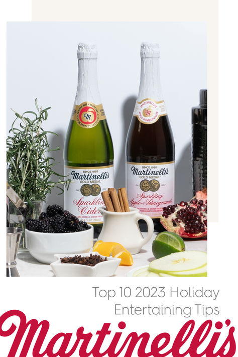 Is it even a holiday party without a festive bev or two? 🍾 Make entertaining easy by selecting simple cocktails with overlapping ingredients. ✨ More seasonal hosting tips, on our blog! Fresh Top, Sparkling Cider, Gold Medal, Easy Cocktails, Holiday Entertaining, Cider, Pomegranate, Best Part Of Me, Holiday Parties