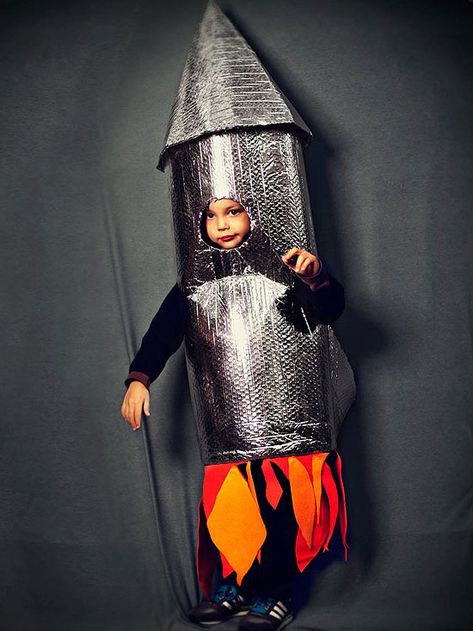 Learn how to make this soaring rocket costume. Rocket Man Costume, Vocabulary Parade Ideas, Diy Kids Halloween Costumes, Rocket Costume, Halloween Costumes Kids Homemade, Vocabulary Parade, Halloween Kids Costumes, Space Costume, Space Halloween