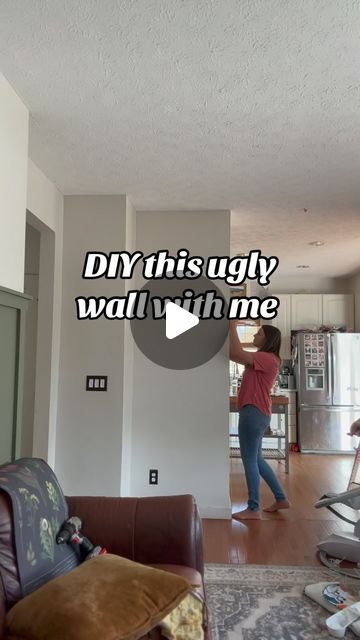 Ｄａｙｎａ　Ｃｈｉｌｄｒｅｓｓ on Instagram: "Fixing up that ugly corner was exactly what this room needed 😍" Wall Behind Sectional, Accent Corner Wall, Corner Wall, Diy Wall, Lake House, Being Ugly, Accent Wall, Sectional, Diy Projects