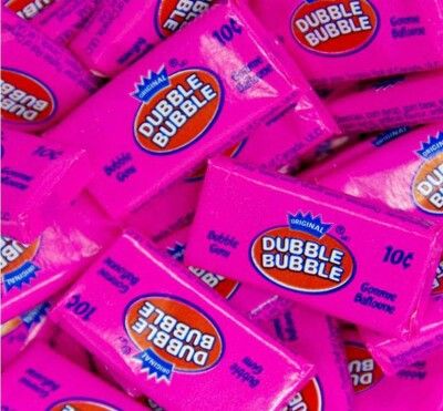 Kidcore Rainbow, Collage Rainbow, Indie Kidcore, Bubble Gum Flavor, Dubble Bubble, Receding Gums, Pink Bubbles, Rainbow Wall, Peanut Free