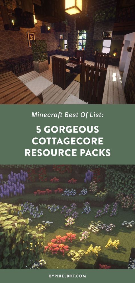 5 Gorgeous Cottagecore Minecraft Resource Packs You Need to Try Minecraft Cottagecore Cow Farm, Resource Pack Minecraft Aesthetic, Minecraft Cottagecore Decoration, Cottage Core Texture Pack Minecraft, Minecraft Cute Resource Packs, Minecraft Stairs Ideas Cottagecore, Minecraft To Do, Cottagecore Minecraft Builds No Mods, Minecraft Cit Pack