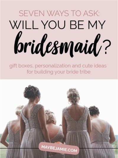 There are so many fun ways to ask your gal pals to be your bridesmaid!  #wedding #engaged #proposal Congrats Wedding, Bridal Card, Mind Hacks, In Your Twenties, Your Twenties, Bridesmaid Proposals, Bridesmaid Gift Boxes, Post Grad, Amazing Weddings