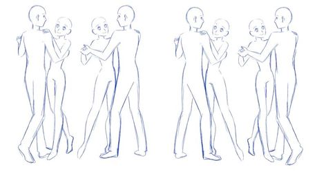 Dancing Poses by yesi-chan on DeviantArt Dancing Poses Drawing Couple, Dancing Couple Drawing, Dancing Drawing Reference, Couple Dancing Drawing, Dancing Pose Reference, Dancing Poses Drawing, Dancing Sketch, Dancing Poses, Dancing Pose