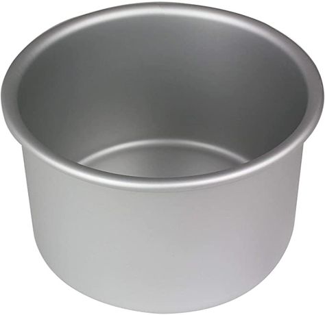 PME Anodised Aluminium Round Cake Pan 8 x 4-Inch Deep: Amazon.co.uk: Kitchen & Home Boutique Patisserie, Round Cake, Round Cake Pans, Baking Pan, Cake Pan, Cake Tins, Round Cakes, Straight Edge, Cake Pans