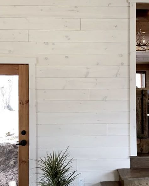 Johnson Pine by Johnson Lumber – Prefinished Tongue & Groove Pine White Wash Knotty Pine Walls, White Plank Walls, Tounge And Groove, Knotty Pine Walls, White Washed Pine, White Wash Walls, Tongue And Groove Walls, Brush Texture, Cedar Walls