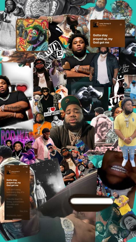 Rod Wave Collage, Pretty Wallpaper Ipad, Anime Rapper, Rod Wave, Therapy Playlist, Waves Wallpaper, Cute Rappers, Ipad Wallpaper, A Blessing