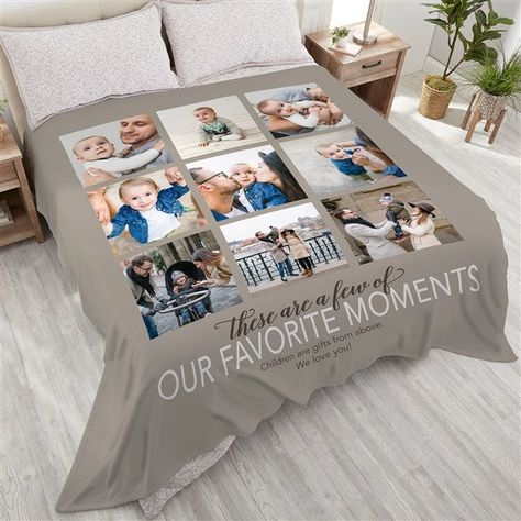 Sublimation Blanket Ideas, Personalized Throw Blanket, Custom Photo Blanket, Christmas Decor Inspiration, Gray Blanket, Twin Sheet Sets, Photo Blanket, Personalised Blankets, Custom Gifts