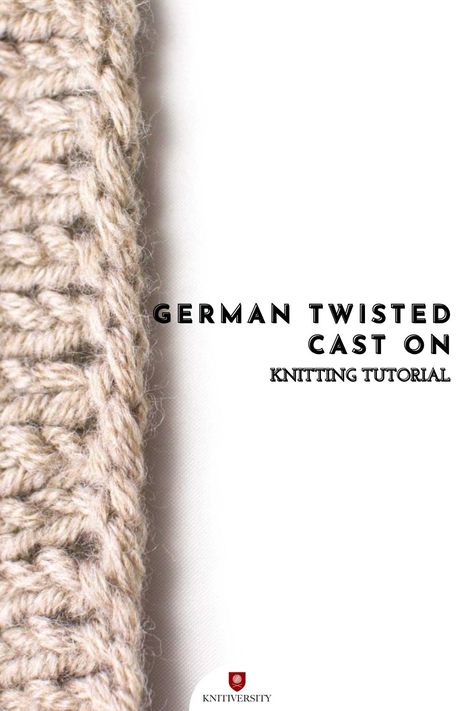 Twisted Rib Stitch, Cast On Knitting, Knitting Hacks, Knitting Help, Casting On, Knitting Instructions, Bind Off, Needle Arts, Knit Stitch Patterns