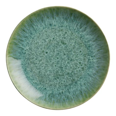 Pacifica Green And Blue Reactive Dinner Plate - World Market Teal Table Setting, Teal Table, Brown Plates, Green Bowl, Reactive Glaze, Blue Plates, World Market, Green And Blue, Dinnerware Sets