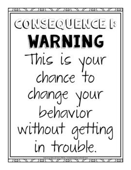 Classroom Management Class Rules and Consequences Poster Pack: Black and White One Rule Classroom Poster, Classroom Rules And Consequences, First Grade Consequences, Questioning In The Classroom, Middle School Class Rules, One Rule Classroom, Black And White Classroom, Consequences Quotes, Classroom Consequences