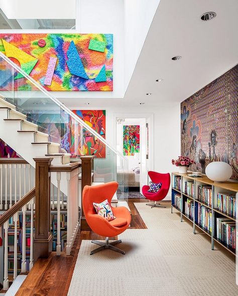 Townhouse Decorating, Collectors Home, Arch Digest, Maximalist Decor, Luxury House Designs, Contemporary Home Decor, Instagram Art, Architectural Digest, Best Interior